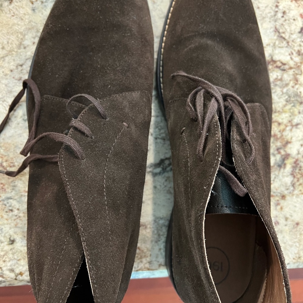 Men's Brown Suede Shoes
